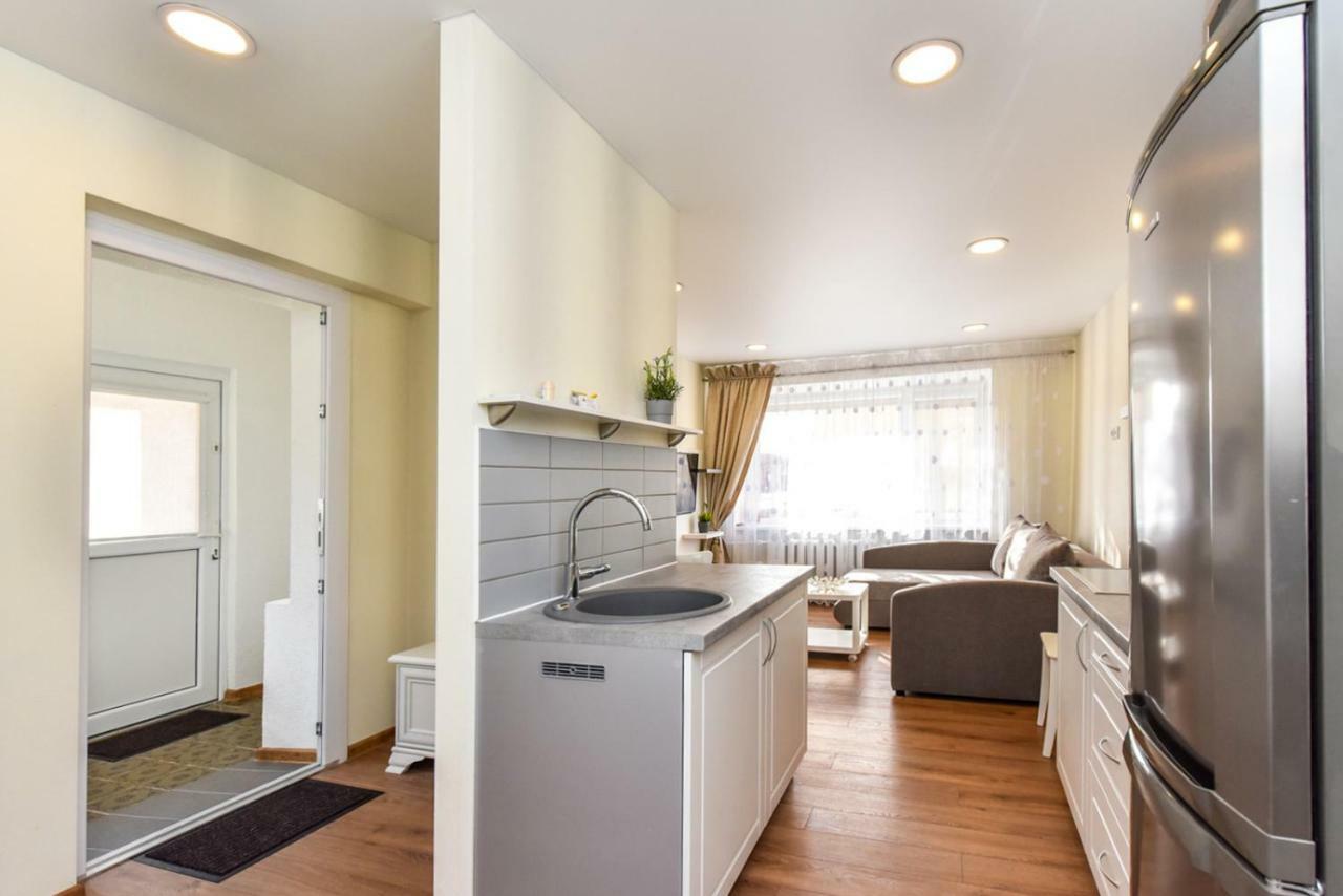 Baltieji Senamiescio Apartamentai Prie Aqua Parko Druskininkai Kültér fotó