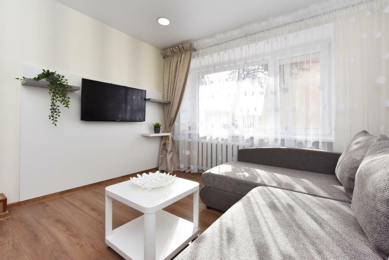Baltieji Senamiescio Apartamentai Prie Aqua Parko Druskininkai Kültér fotó